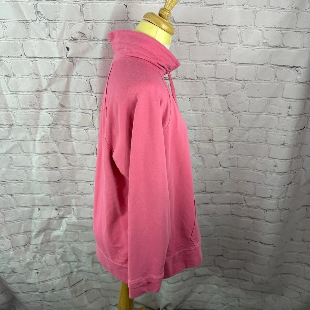 zelos Women's Pink Hoodie high neck  drawstring sz XL